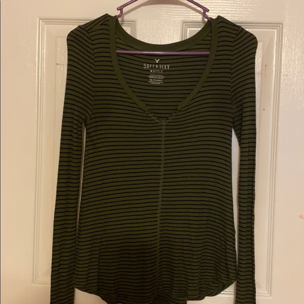 Green Long Sleeve Shirt